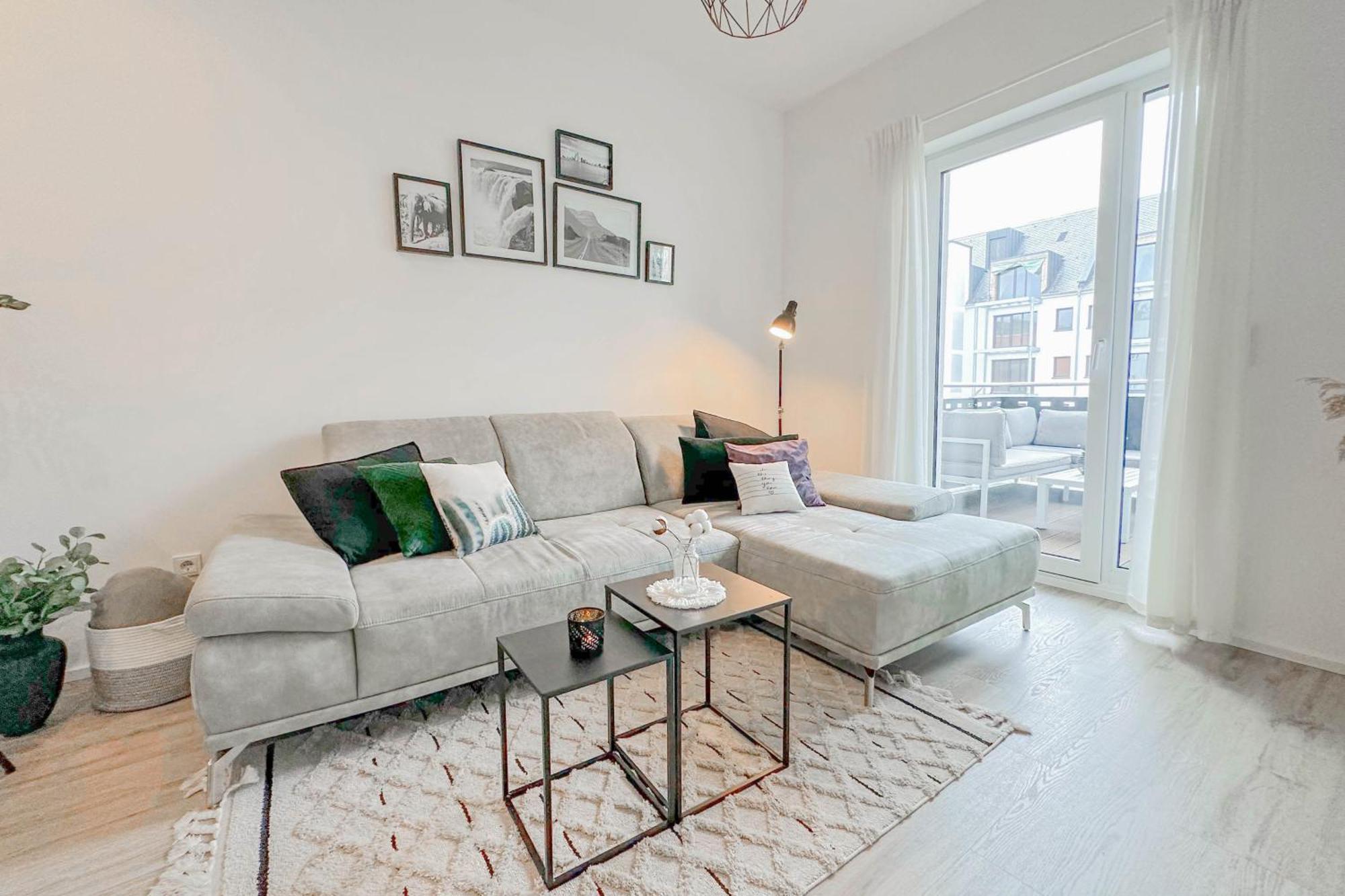 Modernes Trierer Cityloft Mit Grossem Balkon Ngoại thất bức ảnh