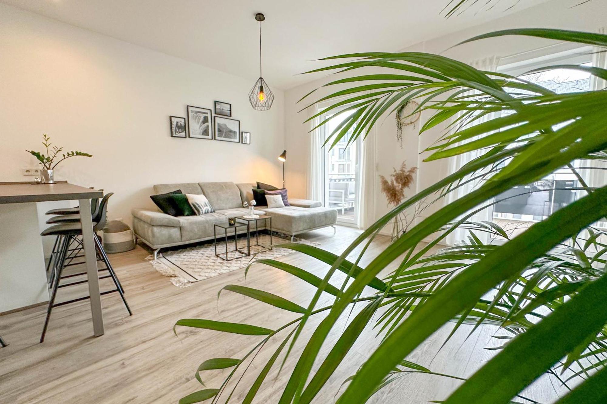 Modernes Trierer Cityloft Mit Grossem Balkon Ngoại thất bức ảnh